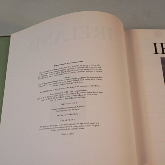 Ireland by Sonya Newland Illustrated Hardcover 2003 Photobook - Picture 6 of 11